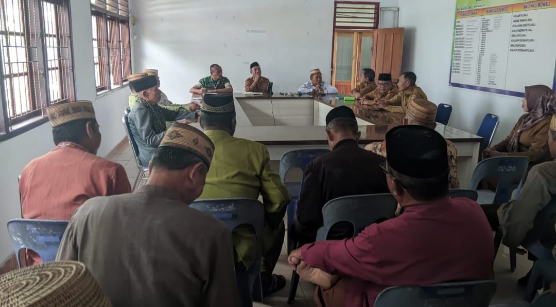 Sambut 1 Muharam 1448 Hijriah, Babinsa Tibawa Ikuti Rapat Koordinasi Tingkat Kecamatan Pulubala