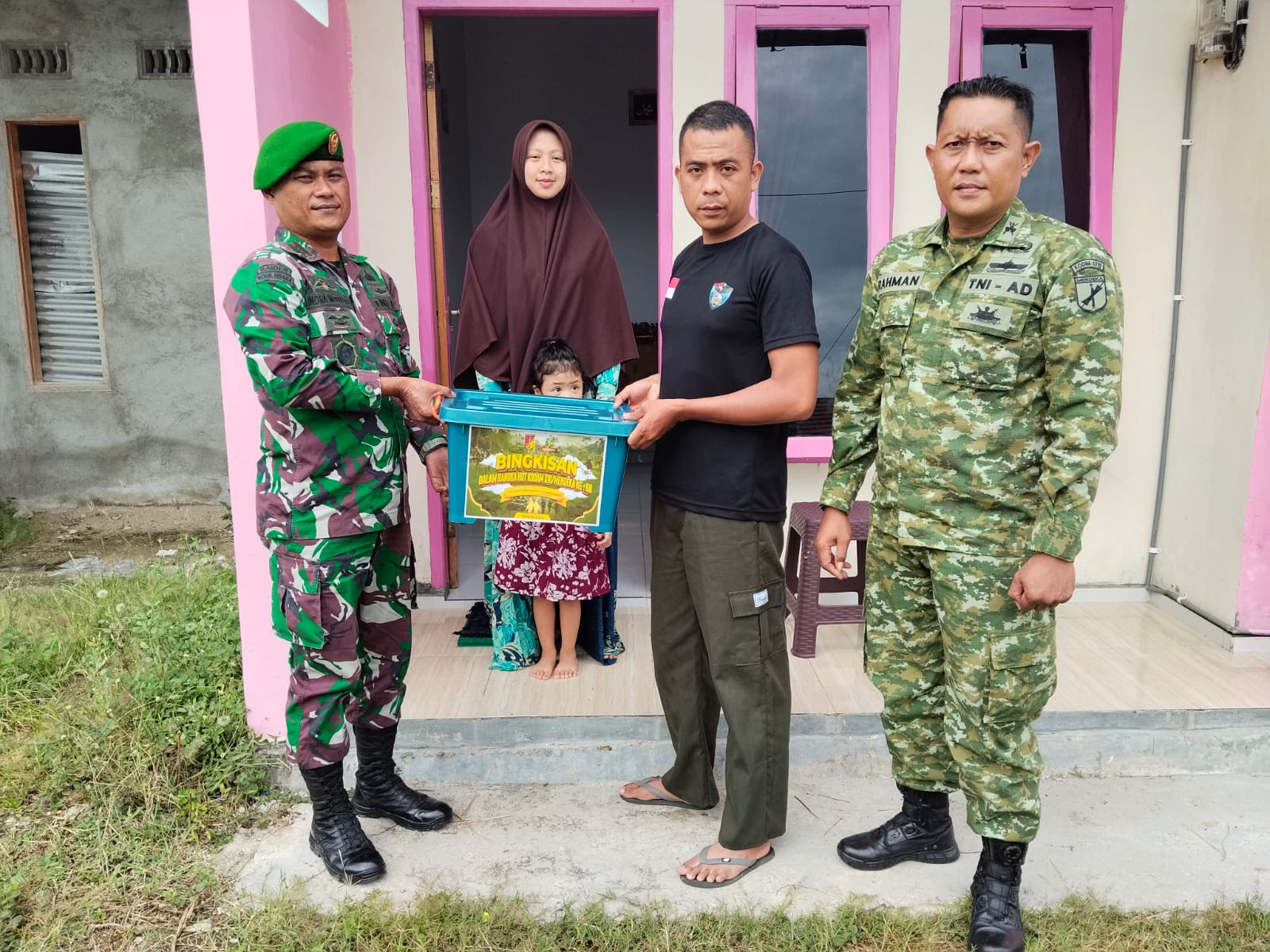 Kodim 1315 Wujudkan Kepedulian Melalui Bakti Sosial Dalam Rangka HUT Ke-68 Kodam XIII/Merdeka