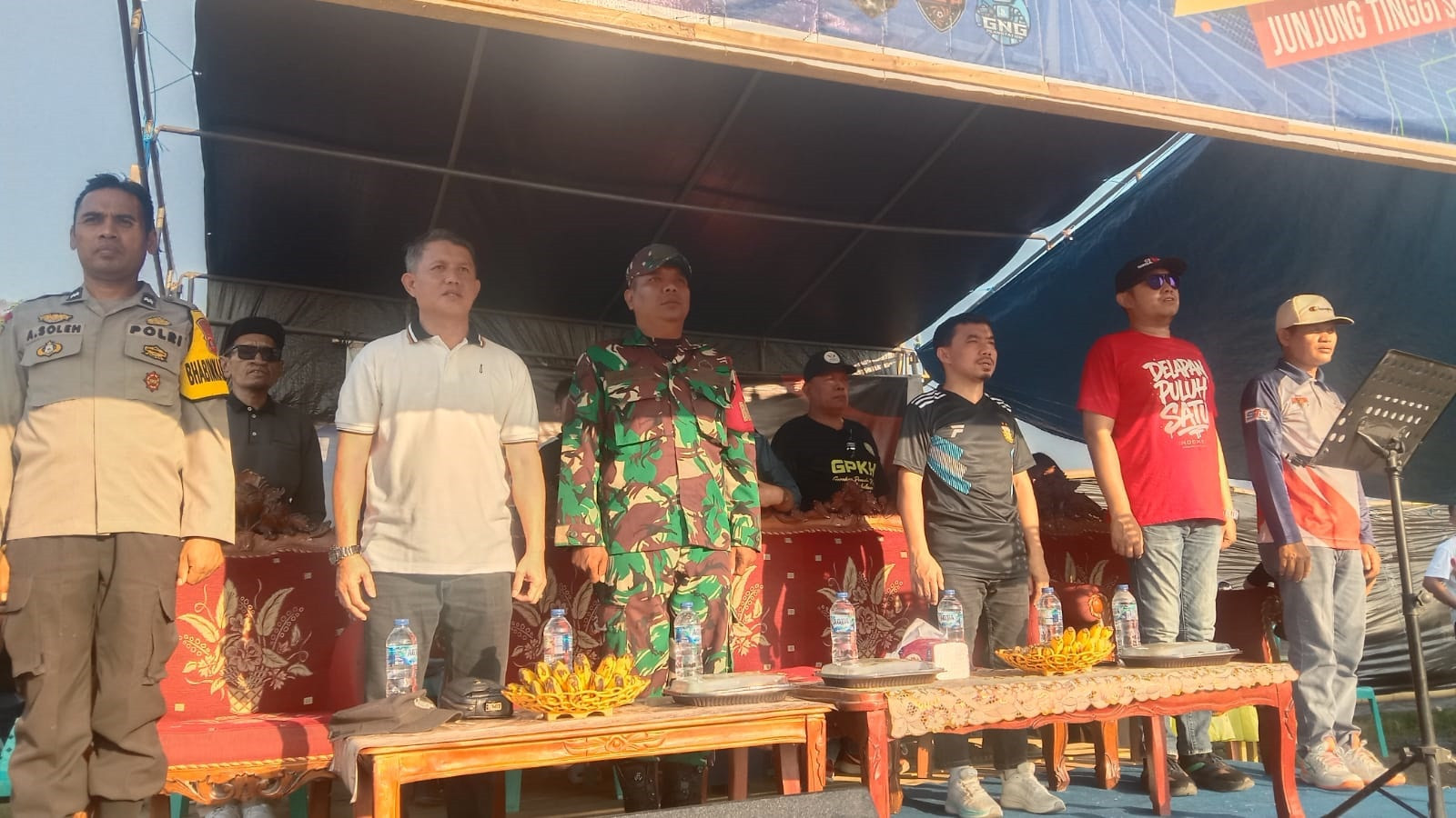 Koramil 1315-02/Limboto Turut Hadir Pada Grand Final Hepuhulawa Cup II Perebutan Gelar Juara Sepak Bola