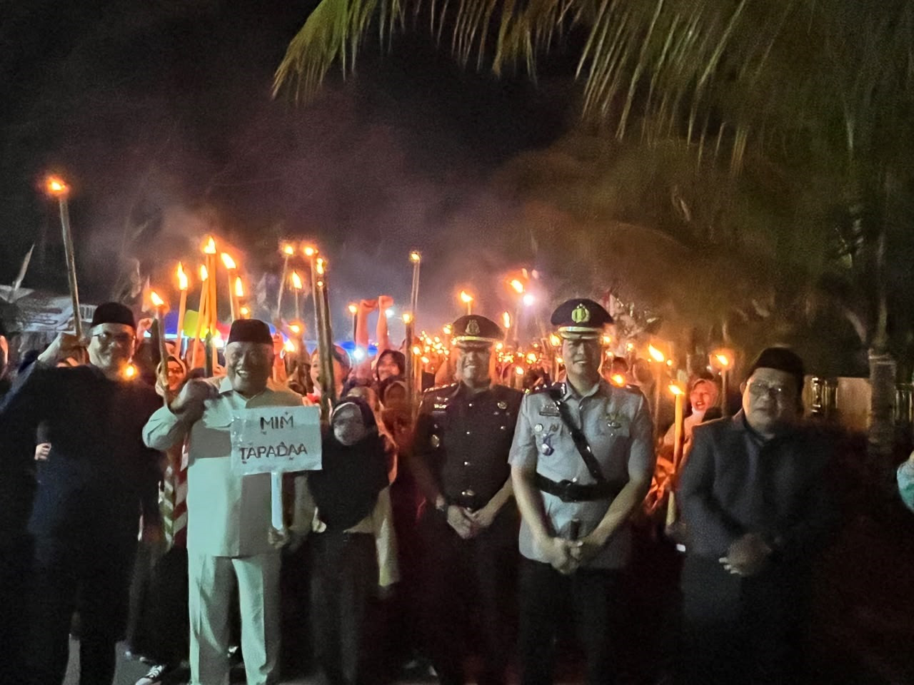 Semangat Kemerdekaan, Personel Kodim 1315 Gorontalo Ikuti Upacara Taptu dan Pawai Obor Tahun 2026