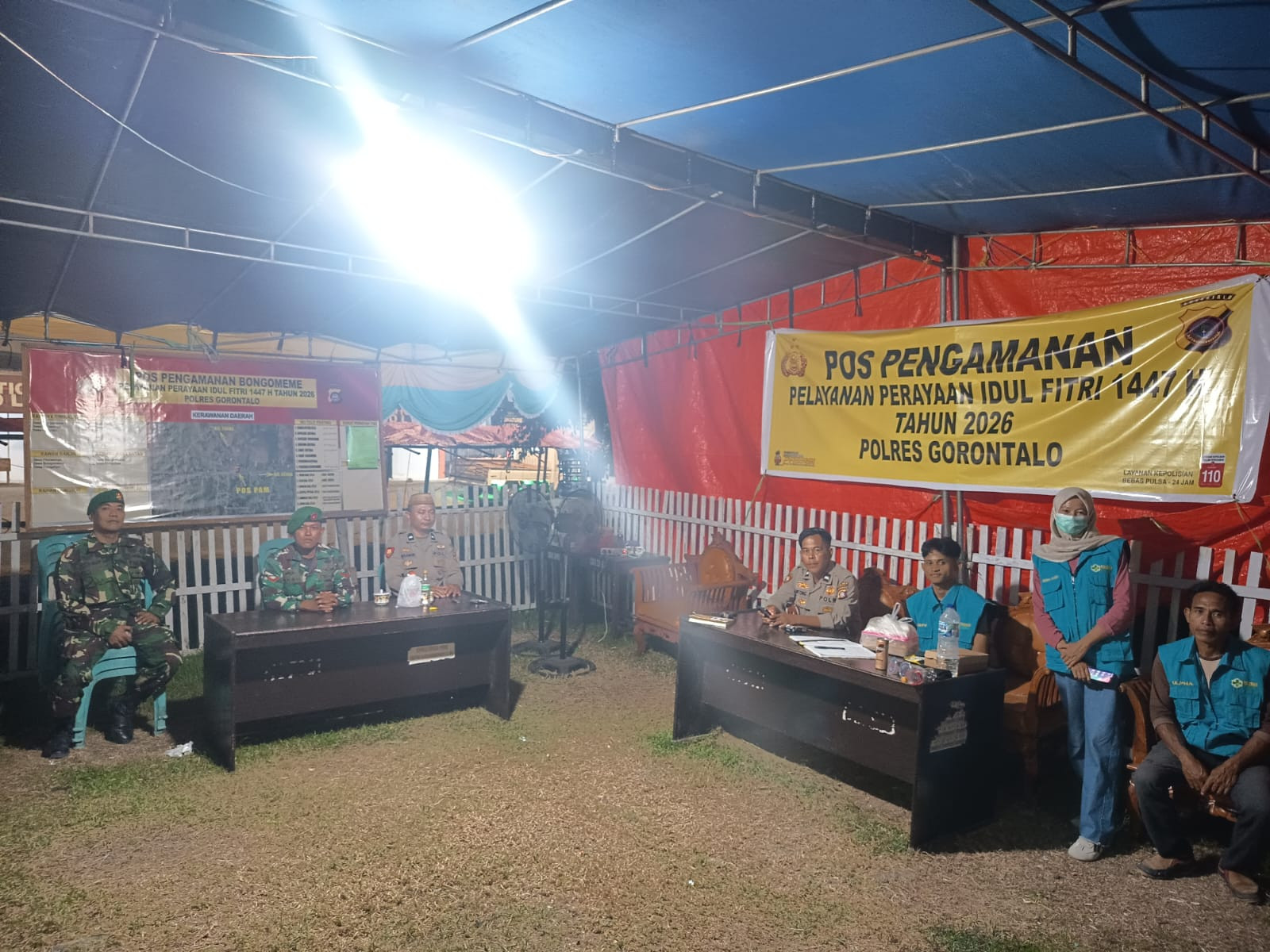 Koramil 1315-03 Boliyohuto Perkuat Pengamanan Lebaran Idulfitri 1447 Hijriah Antisipasi Lonjakan Aktivitas Masyarakat